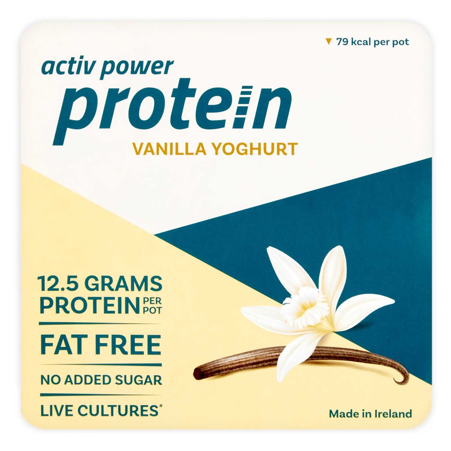 Vanilla Yoghurt 4x125g Activ Power Protein